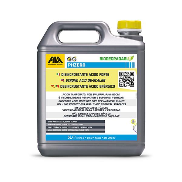 DESINCRUSTANTE FILA ACID. PHZERO 5LTS