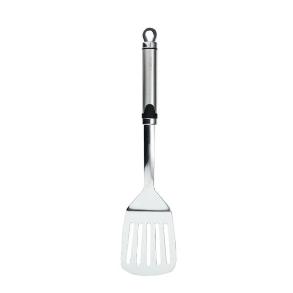 Espatula ranurada acero inoxidable 35 cm. Serie Handy