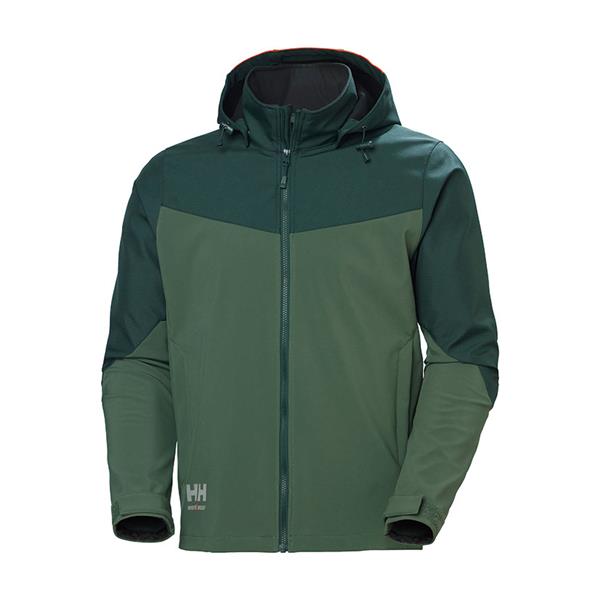 Chaqueta Oxford 100 % poliamida de 385 g/m. Capuch