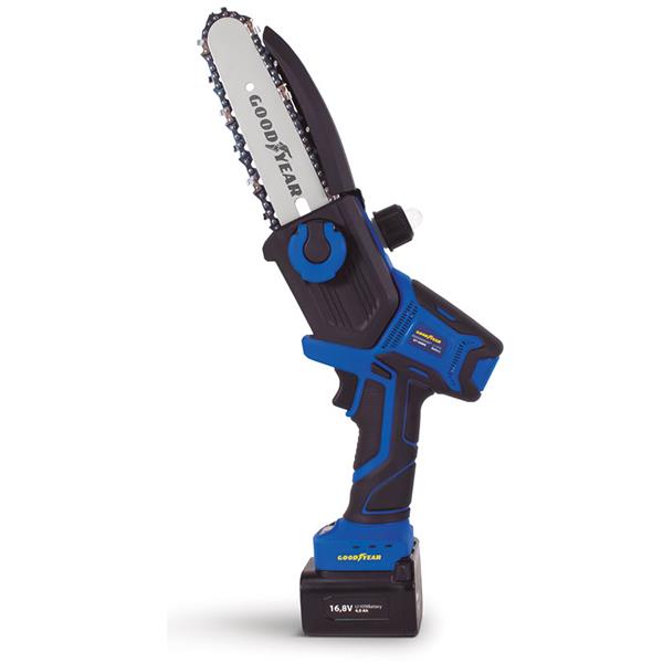 "Sierra de mano goodyear gy450hc 450w 6"" 150mm 2 bat 4ah nema c"