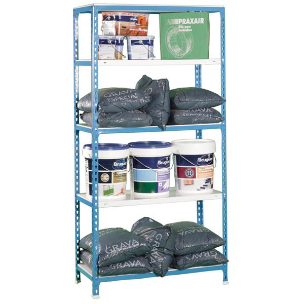 Estanteria metalica HABITEX Practic.180x90x40 cm.