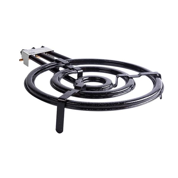 Quemador paellero tubo plano 530 mm 3 fuegos