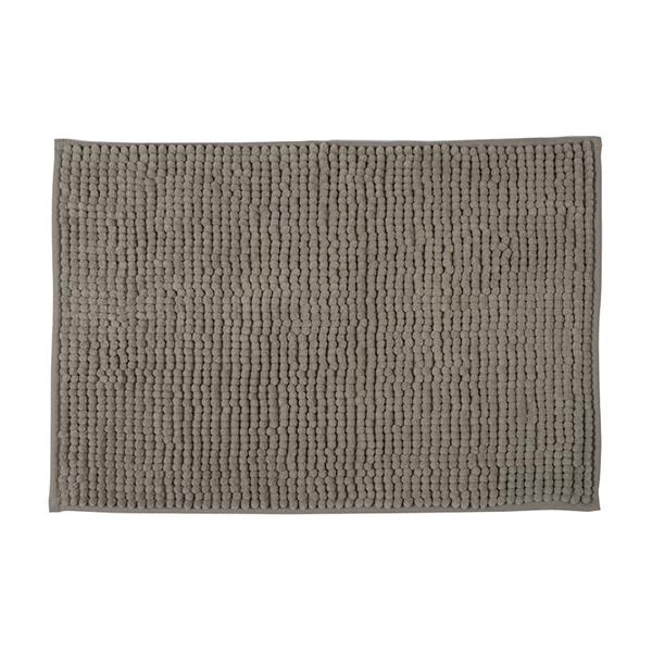 Alfombra bano chenilla microfibra 40x60 cm. beige