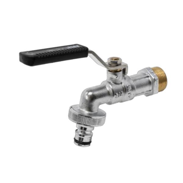 GRIFO ESF. JARDN ENCHUFE RAPIDO PN-16 PAL INOX 1/2"X3/4"