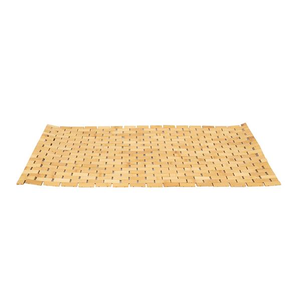 Alfombra bambu antideslizante 45x100 cm.