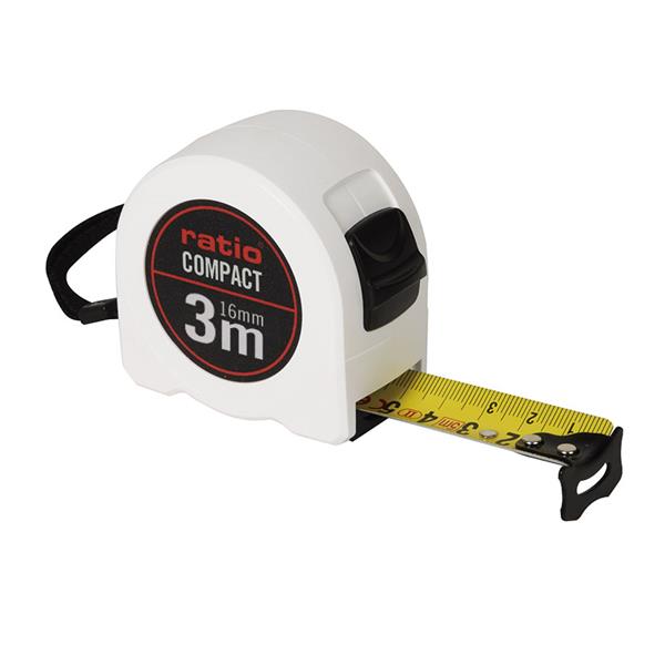 Flexometro cinta 16/3 m. Compact RATIO