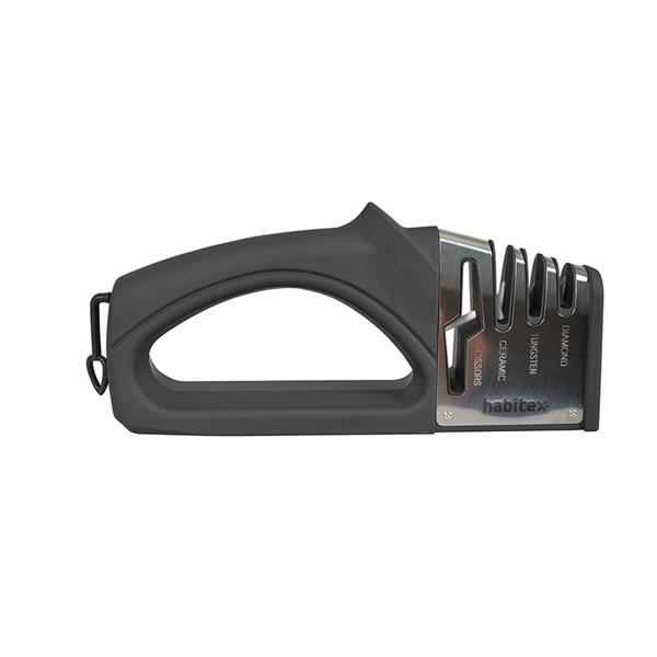 Afilador de cuchillos K003. 4 en 1. Afilado en 3 fases + afilador tije