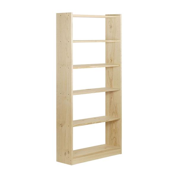 Libreria pino macizo GALA seis baldas. 79,6x25xh.184,7 cm.