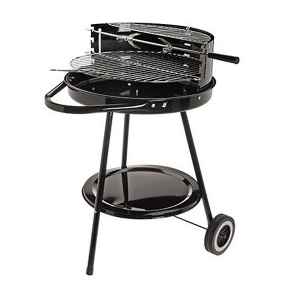 BARBACOA CARBON &Oslash; 38X60CM RUEDAS