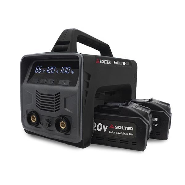 Soldador soldar modelo SOLBAT 40 V + pack de 2 baterias.