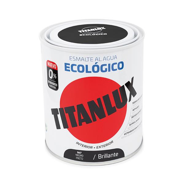 TITAN ECO NEGRO BRILLANTE 750ml