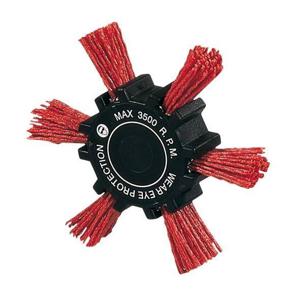 Cepillo nylon rojo aspa 100 mm. RATIO