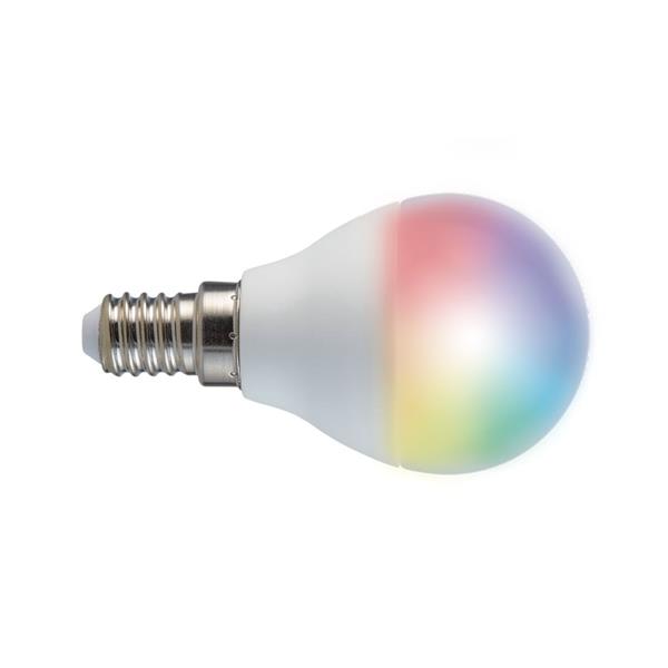 Bombilla LED wifi inteligente P45 E14 5W 470LM CCT (2700-6500K) dimabl