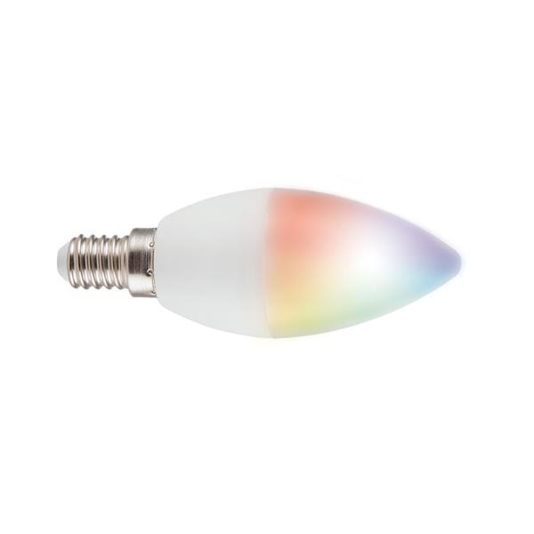 Bombilla LED wifi inteligente vela E14 5W 470LM CCT (2700-6500K) dimab