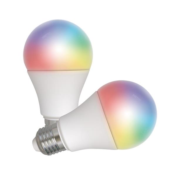 Pack 2 Bombillas LED wifi inteligentes E27 8W 806LM CCT (2700-6500K) d