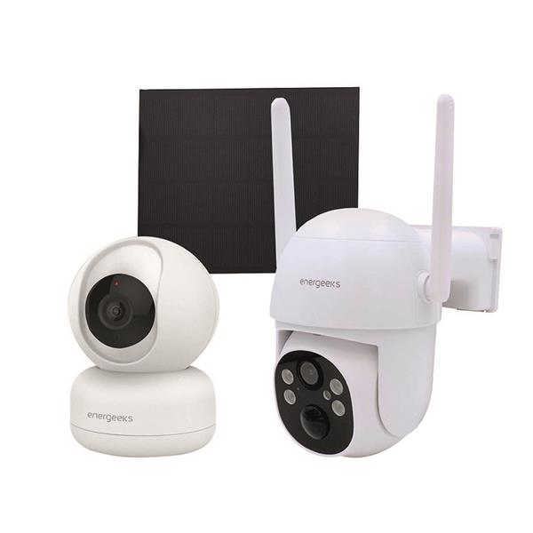 Camara 4G bateria motorizada exterior 4MP con panel solar + Camara wif