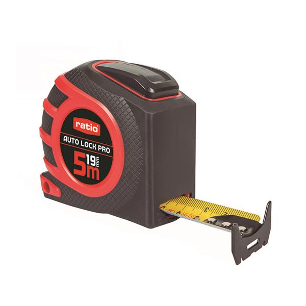 Flexometro cinta 19/5m. Autolock Pro. RATIO.