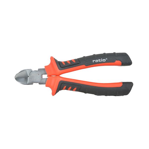 Alicate corte diagonal. 160 mm. RATIO BASIC