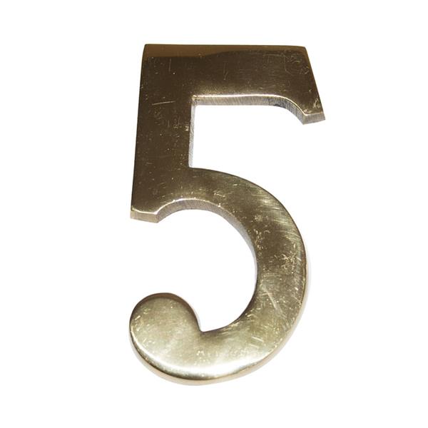 NUMERO LATON 10 CM N&ordm; 5. EHL