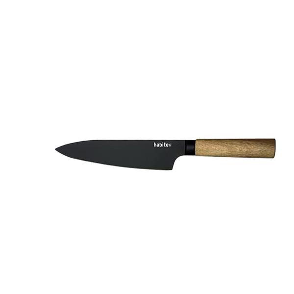 Cuchillo Santoku forjado Dark 18 cm. Hoja 2,5 mm. Habitex