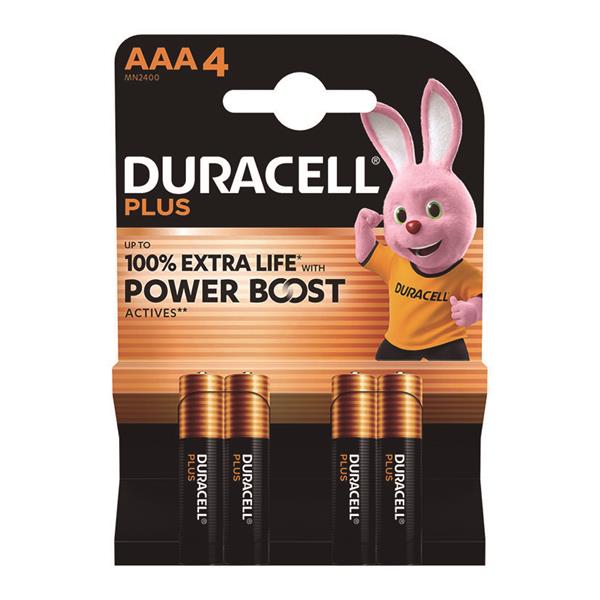 PILA DURACELL ALCALINA AAA LR03 BL4