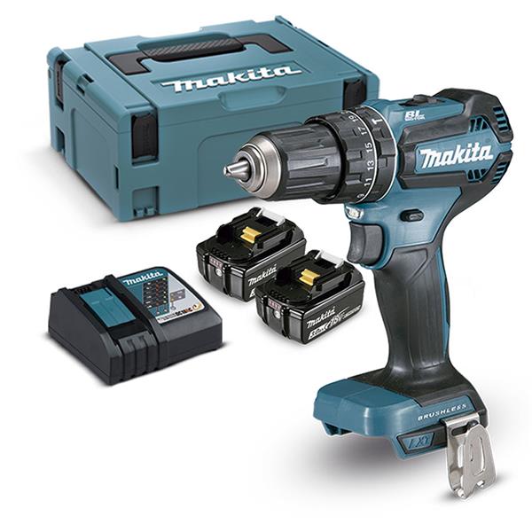 Taladro percutor bateria MAKITA DHP485RFJ