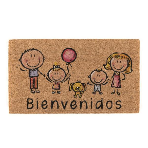 Felpudo 40x70 cm. antideslizante. FAMILIA.