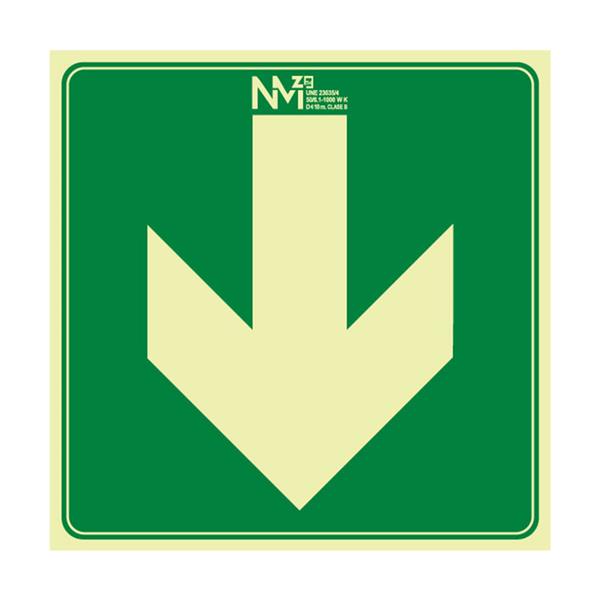 Senal flecha bidireccion dcha e izq  pvc 0,7mm