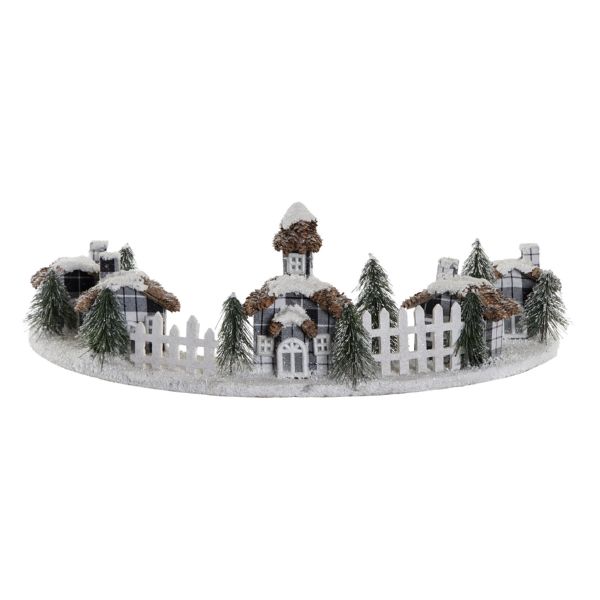 BASE ARBOL DECORATIVA LED ESPUMA P&Ntilde;A 61X31X21CM