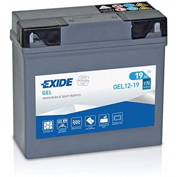BATERIA MOTO 19AH 185*80*170 EXIDE