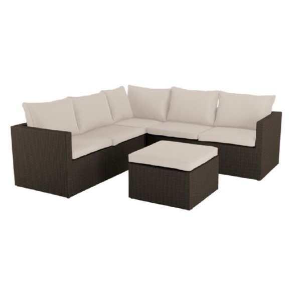 CONJUNTO BARBADOS. Rinconera+2 sofas+mesa