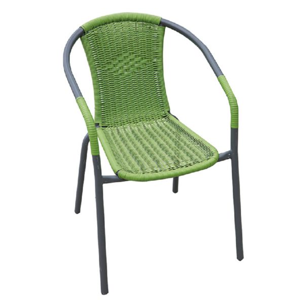 SILLA CON BRAZOS VERDE BASIC