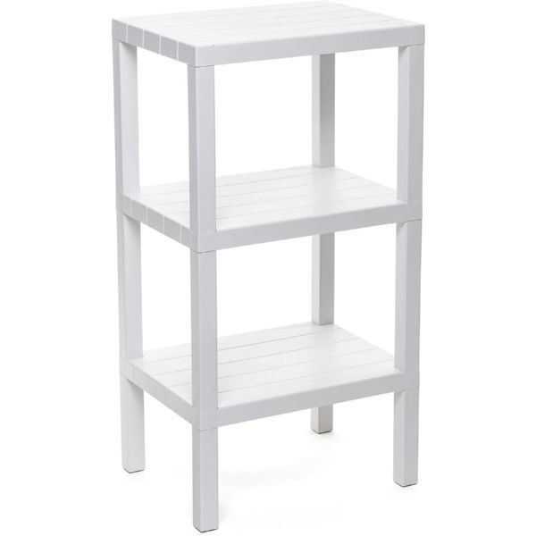 ESTANTERIA LOMBOK RECTANG. 3 ALTURAS BLANCO