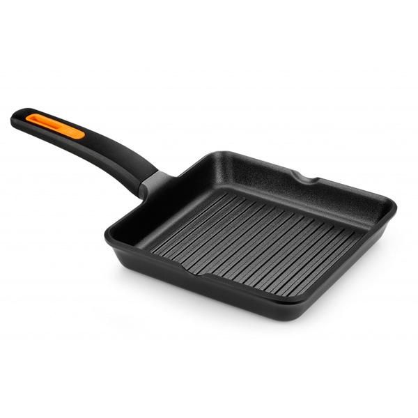 GRILL EFFICIENT PLUS CON RAYAS 28CM