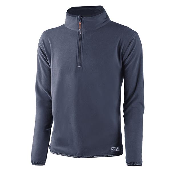 Jersey Artic 100% poliester forro polar, 60 grm color azul marin. T/XL