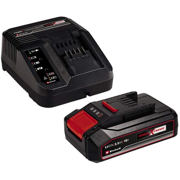 STARTER KIT CARGADOR + BATERIA 2.5AH EINHELL