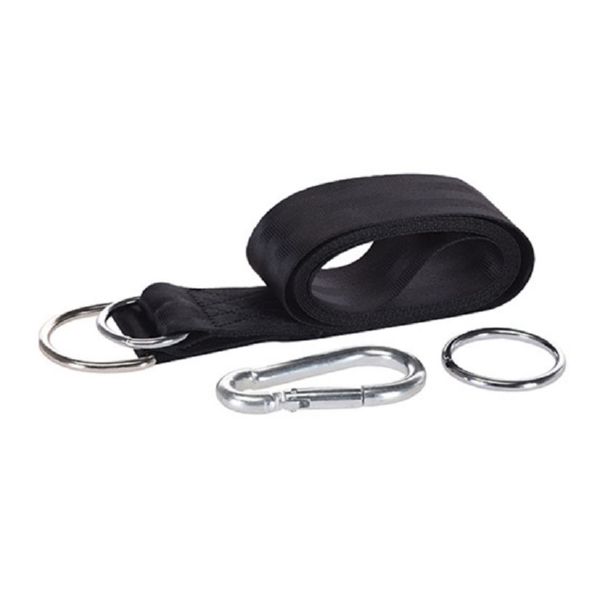 Kit fijacion hamaca. Incluye cintas+gancho. Maximo 120 kg.
