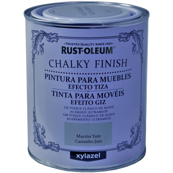 Marron Yute 125 RUSTOLEUM CHALKY FINISH PINT MUEBLES 