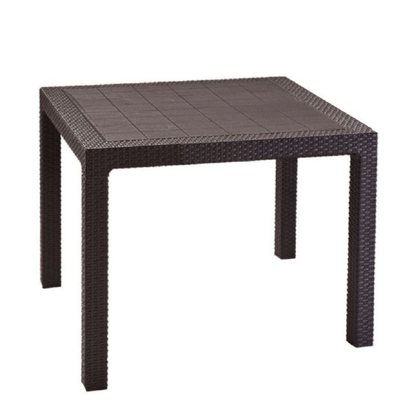 MESA QUARTED MARRON 94X94CM