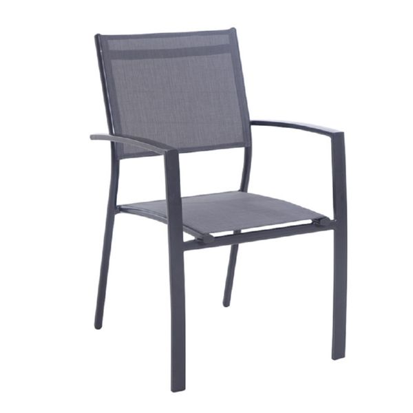 SILLON PARMA aluminio/textilene