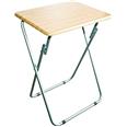 Taburete, silla y mesa plegable madera I