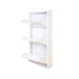 Zapatero 3 modulos blanco Dunne 50X13,5X103 cm.