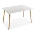 MESA BLANCA MEERA 140CM