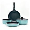 Bateria cocina compuesta por 8 piezas. Easy Click.