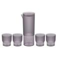 Set jarra 1,1 litro + 4 vasos Neve PS ahumado.
