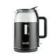 Hervidor de agua negro y cristal desde 0,5 L hasta 1,5L Bourgini