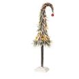 ARBOL DE NAVIDAD GORRO LED NIEVE VERDE/ROJO L 100X23CM