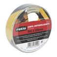 Cinta adhesiva antideslizante RATIO  5 m x 25 mm. Negro/amarillo.