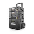 Caja herramientas con ruedas. 3 piezas. STACKTECH.