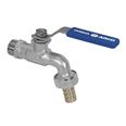 Grifo curvo de esfera de 1/2" a 3/4" de conexion racor manguera para j